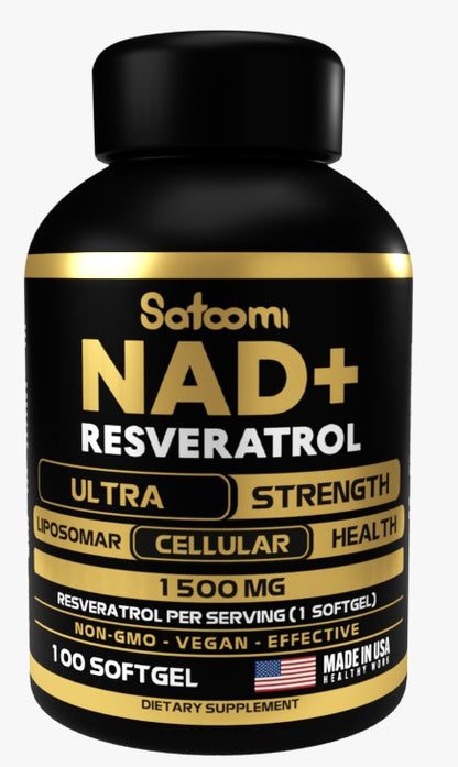 NAD RESVERATROL X 100 SOFFGELS + ENVÍO GRATIS